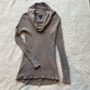 American Eagle tunic cowl neck sweater